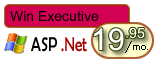 Windows Executive  Hosting - ASP .Net - 2 x MS SQL - $19.95 per month 